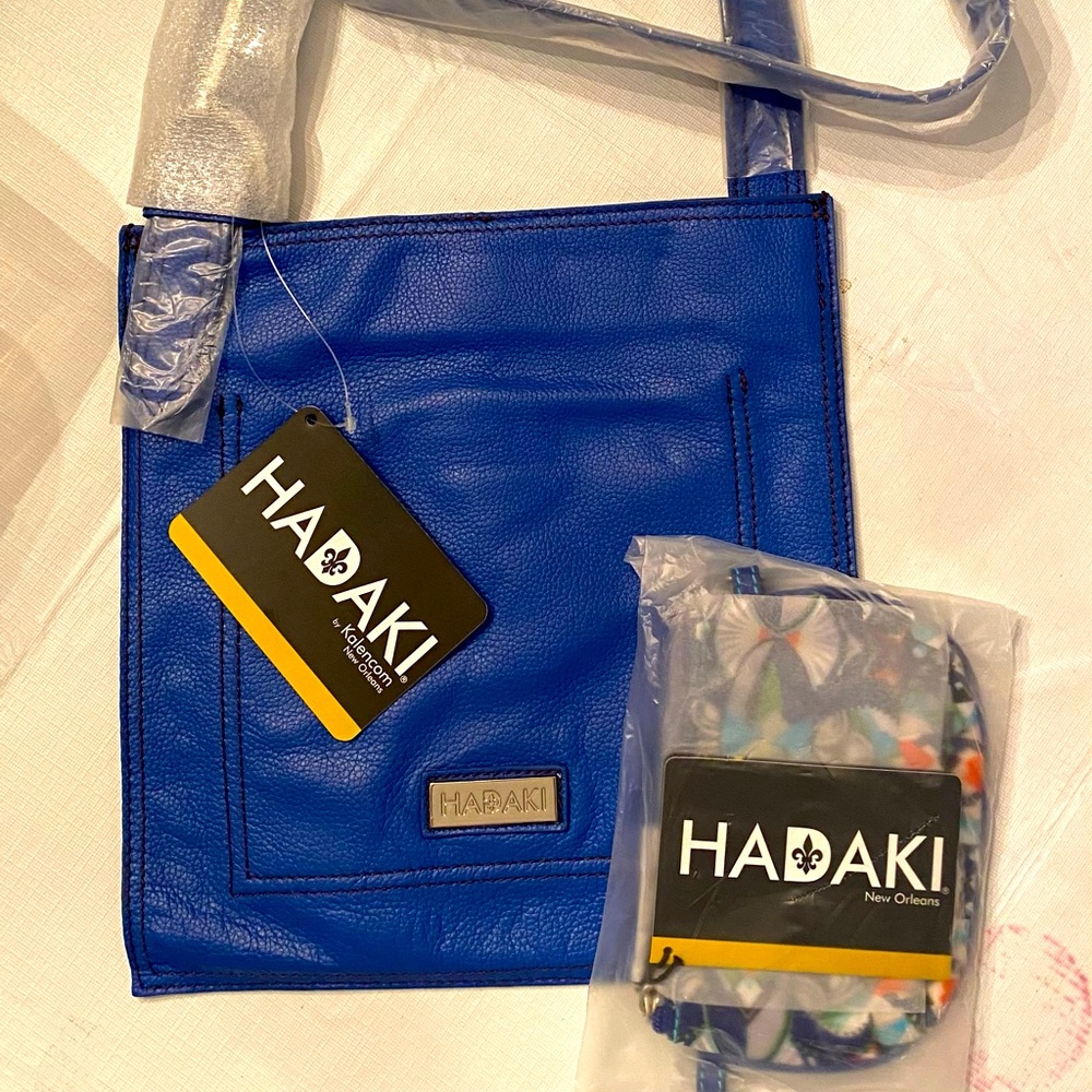 Hadaki leather purse with coin purse. NWT.